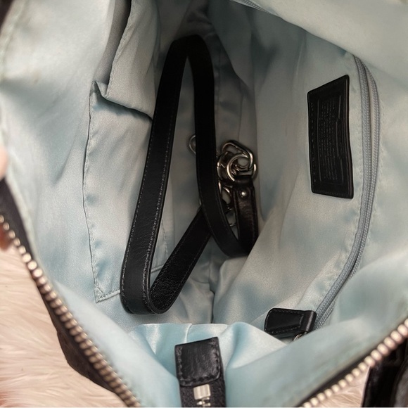 COACH monogram canvas shoulder bag - Picture 7 of 14